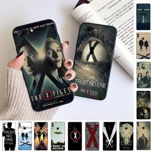 The X-Files Alien UFO retro Poster Retro Kraft Soft Phone Cover For honor 10 10i 8c 8A 8X 9 9A 9lite 20 20s 20i mate20 case