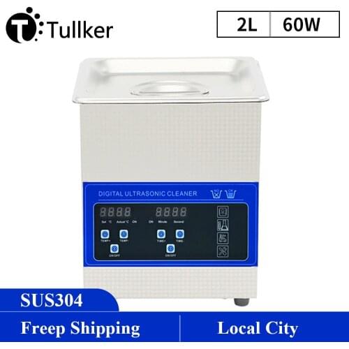 2L Digital Ultrasonic Cleaner Bath MainBoard Metal Mold Parts Washer Cleaning Machine 60W Tank