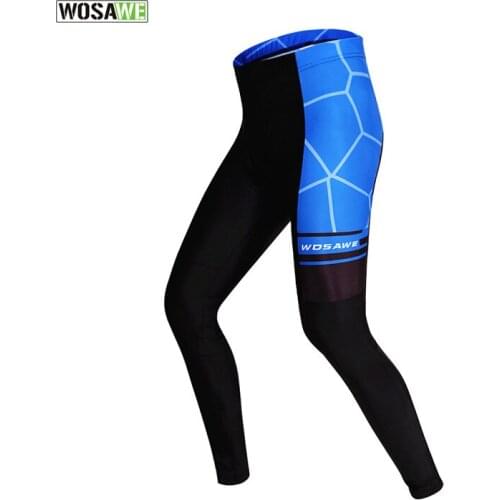 WOSAWE Spring Autumn Summer Winter Long Cycling Tight Pants Close-fitting Breathable Ciclismo Bicicleta Trouser Tight Sportswear