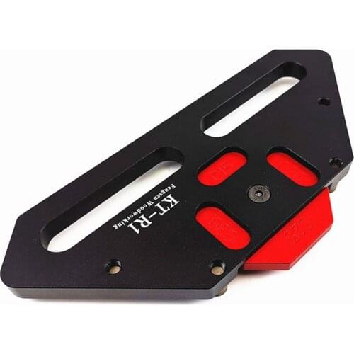 KT-R1 Woodworking Arc Positioning Template Carpentry Aid Tool Guide Positioner Aluminum Alloy Quick Jig Corner Positioning Board