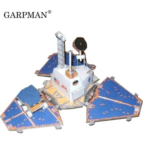 Mars Pathfinder + Martian Rover 3D Paper Model DIY Handmade Papercraft Toy