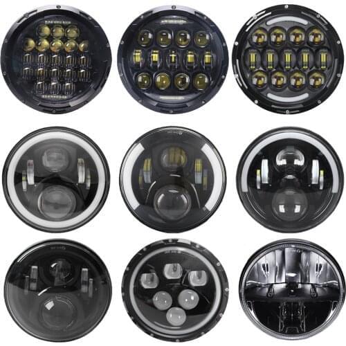 Motorcycle Headlight 7inch Led Headlight With DRL For Harley Touring Ultra Classic Electra Street Glide Road King Yamaha Moto