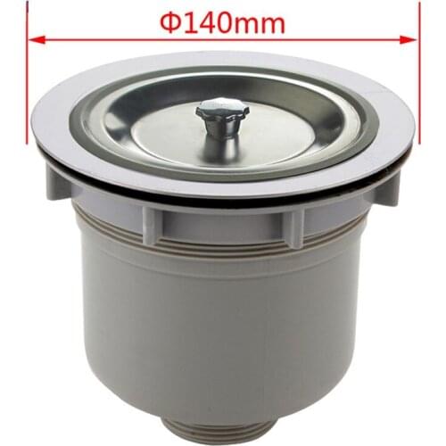 MTTUZK ABS+304 stainless steel Kitchen Sink Drain Sink filter 140mm Diameter Sink Lifting Drainer MTL140