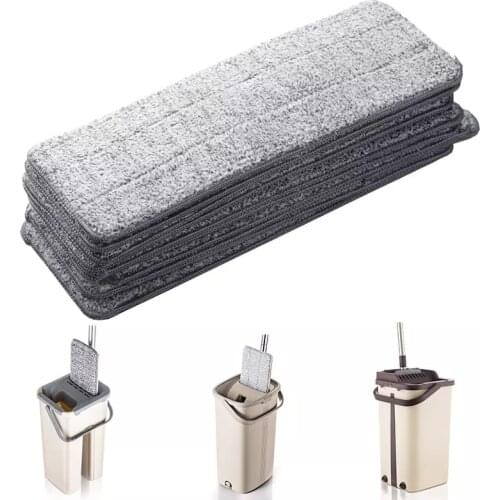 2/3/5PCS Replace Mop Head Floor Cleaning Cloth Microfiber Self Wring Pads Washing Home Rags for Xiaomi Spray Carbon Dry and Wet