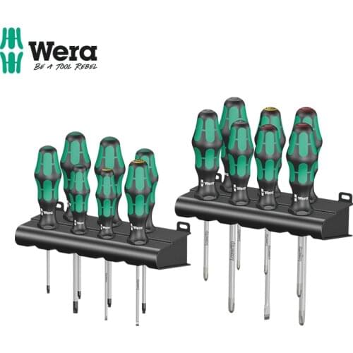 German wera Villa hardware repair hand tool multi-functional cross one-word KK300 screwdriver 14 piece set
