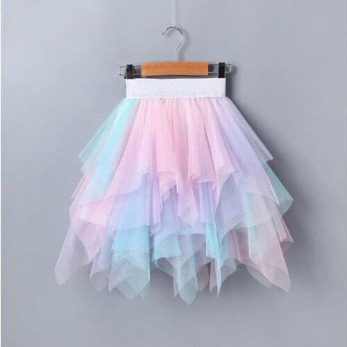 2021 new childrengirls skirt Kids Skirts Clothing Summer Kids Tutu Skirt Childrens Cake Gauze Ball Gown Baby Princess Clothes