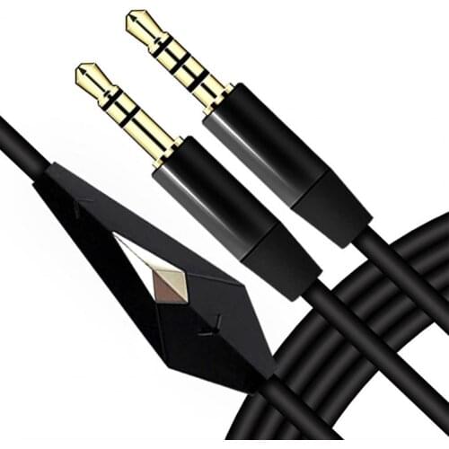 New 120mm Cable Jack Anti-oxidation Convenient PVC Audio Auxiliary Cable Jack for Phone Computer MP3 Car Audio