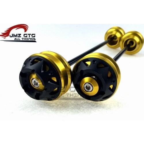 Motorcycle Front Rear CNC Wheel Axle Fork Crash Protector Slider Stand Screw For YAMAHA R3 MT-03 2015 2016 2017 2018 2019