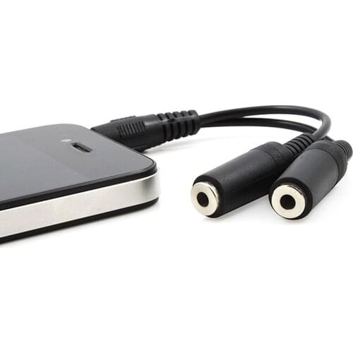 3.5mm Jack Video Audio Cable Headphone Mic Audio Splitter Aux Extension Adapter