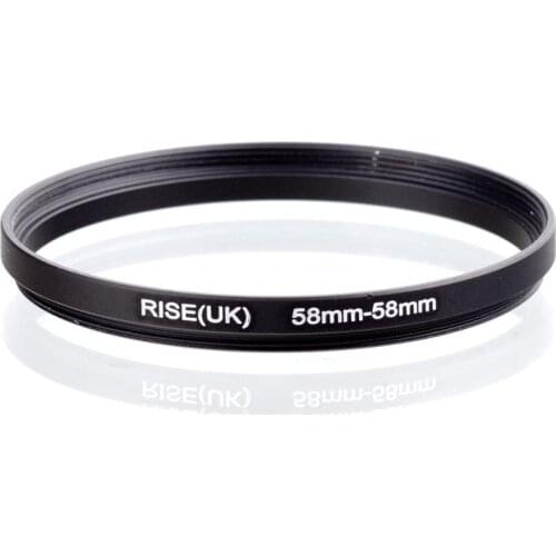 RISE(UK) 58mm-58mm 58-58mm 58 to 58 Extending Filter Ring Adapter