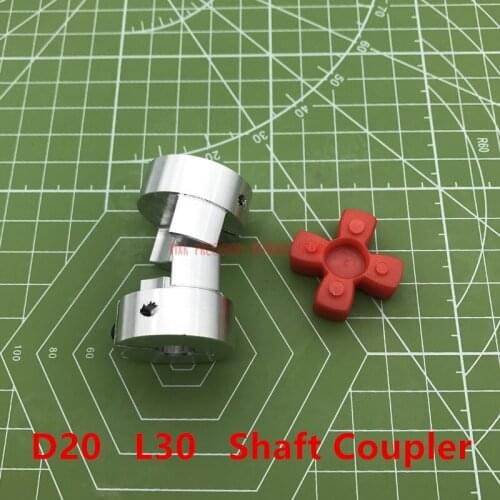 Rolamentos Thrust Bearing Flexible Plum Clamp Coupler 4pcs Jaw Spider Shaft Coupling 6.35mm To10mm D20 L30 Cnc Motor 3d Printer