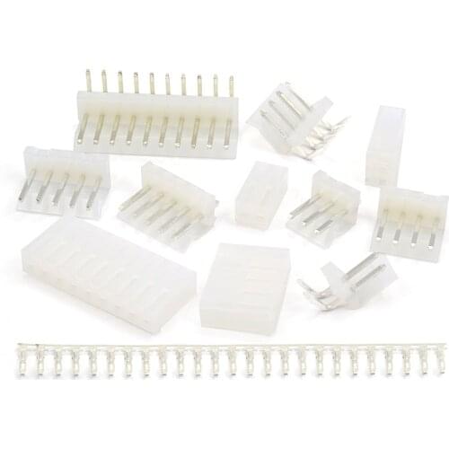 10set CH3.96mm connector 2/3/4/5/6/7/8/9/10PCH3.96 straight/curved Bending needle seat/plug/reed Terminal Kit/Housing/Pin Header