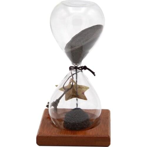 Modern Gift Is Us Magnet Glass Sand Clock trinket baratija حلية орнаментальный