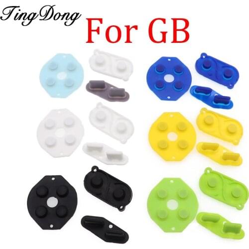 TingDong 3set For Nintendo Game Boy GB DMG-01 Conductive Rubber Silicone Buttons for Gameboy GB