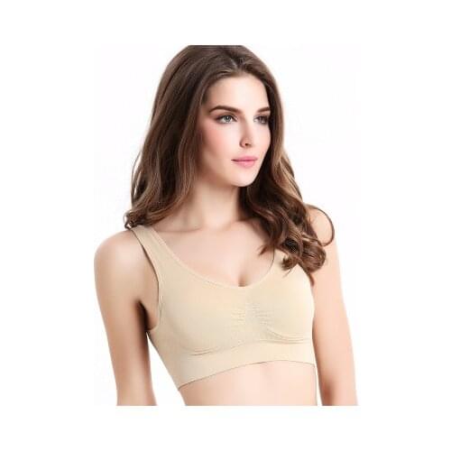 1pcs Women Bras Seamless Genie Bra Wonder Bra with Removable Pads Comfortable Croped Lingerie Cotton underwear top