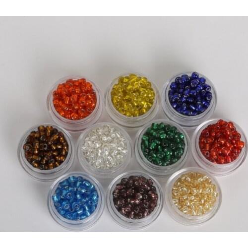 10 colors 3mm 1600pcs Czech Inner Slver Seed Spacer beads Crystal glass beads For jewelry handmade DIY Free shipping
