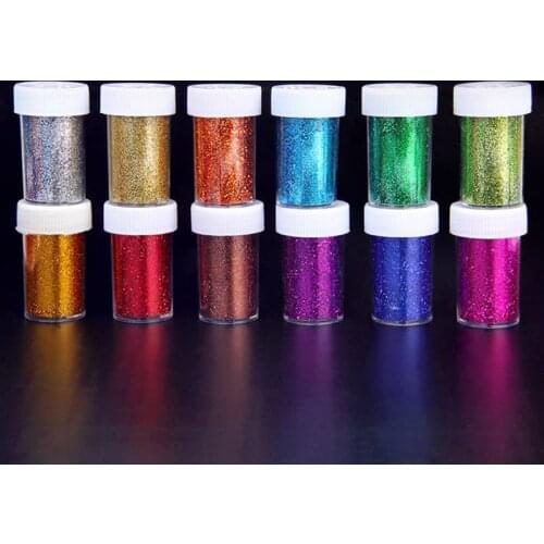 12 Colors Shiny Resin Pigment Mica Powder Glitters Sequins Resin Jewelry Making