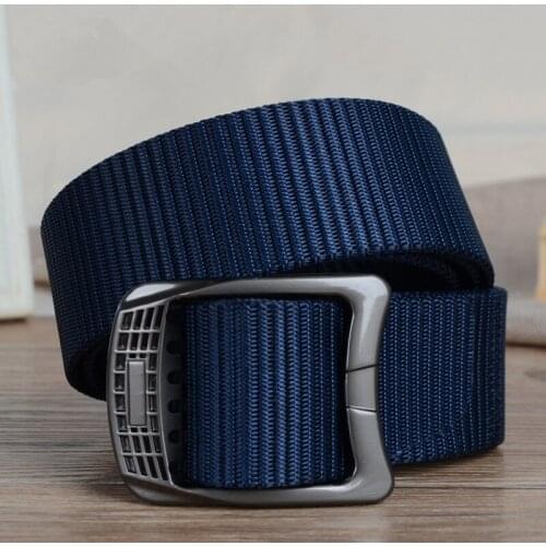 120*3.8 cm Outdoor Sports Hunting Climbing Clothes Accessory Tactical Belt Mens Army Training Quick Dry Nylon Canvas Waistband