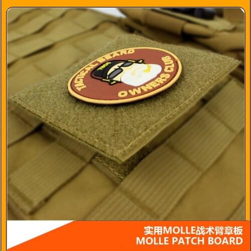 ROCOTACTICAL 2pcs Molle Panel for Badges and Insignia Patches Display Board Tactical Molle Hook and Loop