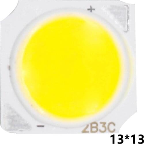 55pcs a lot 3W 5W 7W 10W LED COB Light Bulb On Board 13*13mm High Power LED Chip Light Lamp Spotlight Downlight Lamps