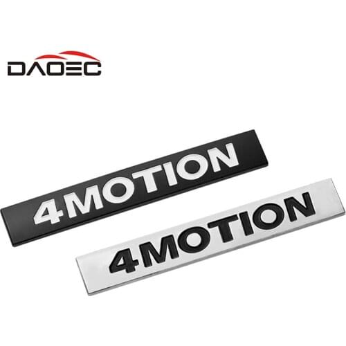Car 3D Metal 4 MOTION Sticker For VW Volkswagen Passat Golf MK6 MK7 Polo 4MOTION Car Rear Trunk Emblem Badge Styling Stickers
