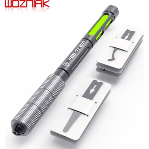 18kinds FAE-Train fluorescent handle Fluorescent rod knife + blade Function knife handle CPU prying mobile phone repair tool