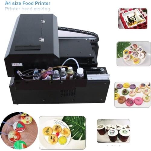 Hot selling latte art cappuccino coffee printer Cake Candy Macaroon Flatbed Machine