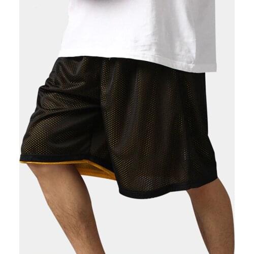Hot High Quality Reversible Casual Shorts Men Summer Double-Way Breathable Basketballs Shorts