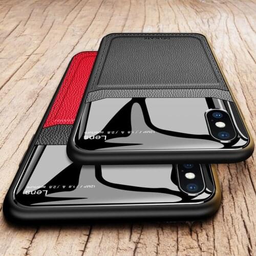 Leather Case For Iphone X Xr For Iphone 7 8 7plus 8Plus Pu Leather Anti Fall Cover For Iphone Xs max Luxury 11 Pro Max Mirror