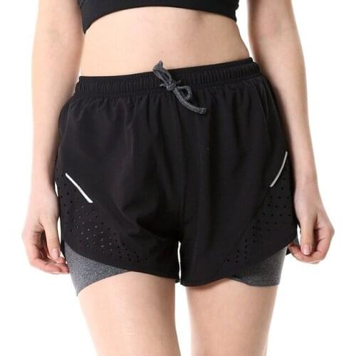 MTP 2018 Summer Running Shorts Women Quick-drying Bind Double Layer Female Fitness Marathon Sprint Shorts Gym Cycling Shors