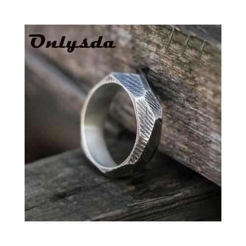 Dropshipping Viking Gothic Style Stainless Steel Geometry Aneis Men Wedding & Couple Rings Womens Band Jewelry Gift Anel