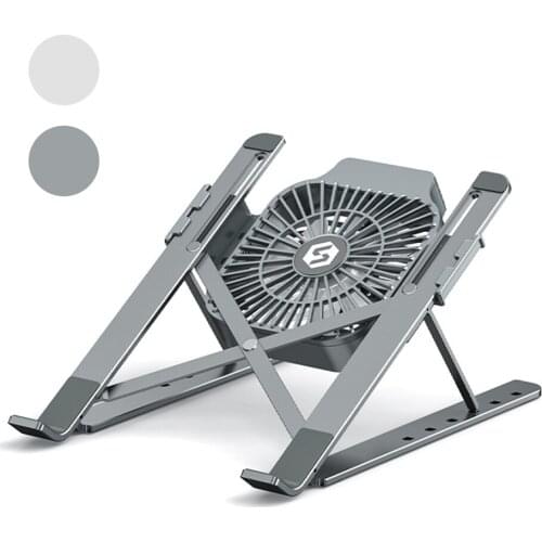 Laptop Cooling Stand Notebook Computer Adjustable Non-slip Holder with Fan Foldable Laptop Cooler for Notebook Heat Dissipation