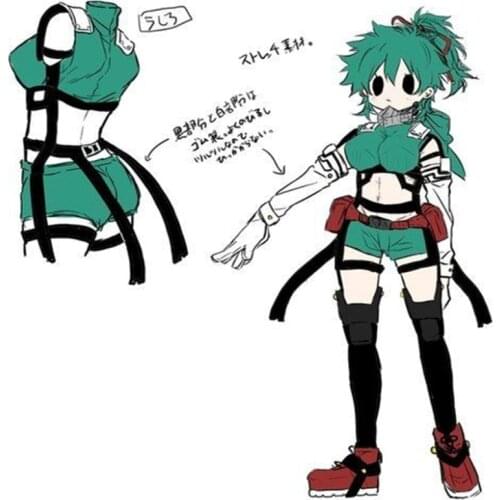 Pre-Order Anime My Hero Academia Boku no Hero Akademia Izuku Midoriya Cosplay Costume Fansarts Costume L320