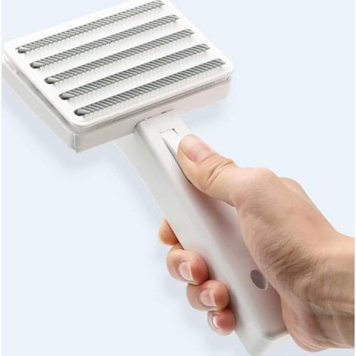 Pet Self-Cleaning Comb Cat Hair Shedding Comb Massage Combs Dog Hair Remover Pet Dog Cat Brush Grooming Tool Pet Supplies