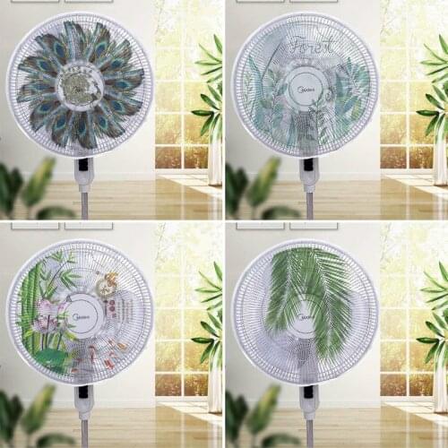 Guard Mesh Fan Cover Dustproof Fan Cover Protect Child Finger Electric Anti-Chuck Dust Cap Round Home Decor Diameter 40-50CM