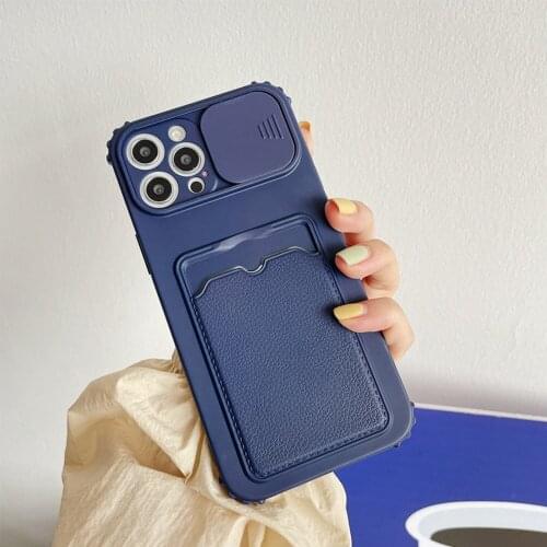 Silicone Wallet Card Slots Phone Case Shockproof Soft Protection Back Cover For Samsung A51 A52 A71 A72 A22 4G A22 5G A32 prime