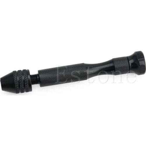 1 PC 0.3-3.2mm Mini Manual Aluminum Hand Drill Chuck Twsit Micro Drill Bit Tool