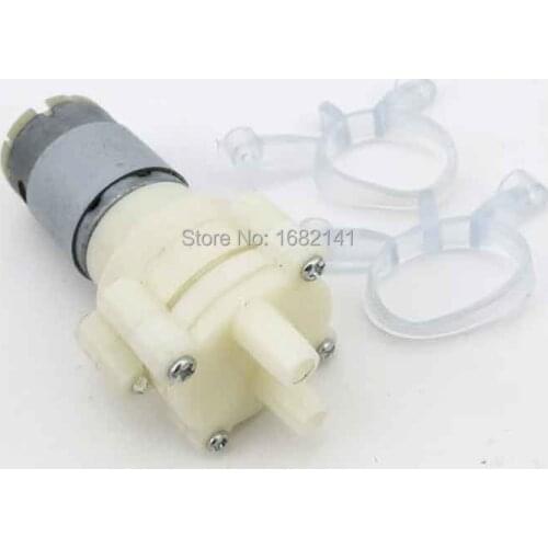 5pcs/lot,NEW 385 Miniature DC 12V 3W 0.25A 0.3Mpa Pumps / Circulating Pump / Aquarium Fish Tank Water Pump / Self-priming Pump