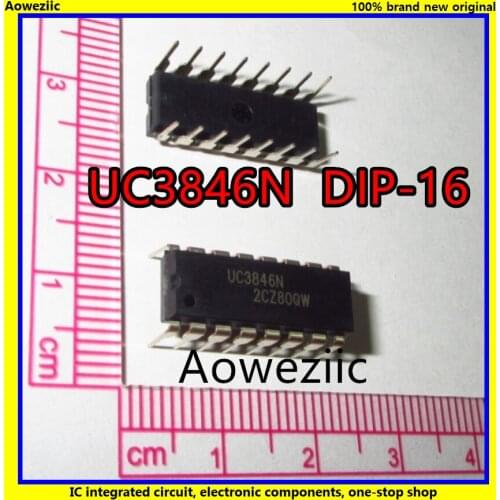 5Pcs/Lot UC3846N UC3846 3846 DIP-16 Current Mode PWM Controller IC New Original Product