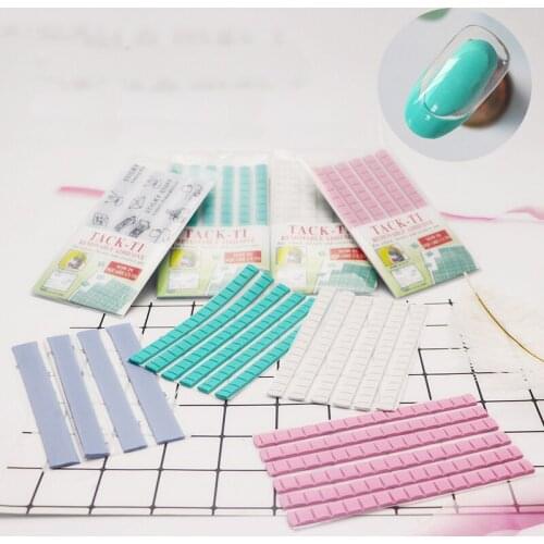 90pcs DIY Nail Fixing Clay Glue Adhesive Reusable Nail Practice Stand Tips Display Removable Non Toxic Multi-Purpose Sticky