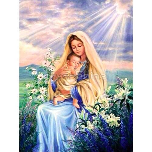 Angel Religion DIY Cross Stitch Embroidery 11CT Kits Craft Needlework Set Cotton Thread Printed Canvas Home Dropshipping