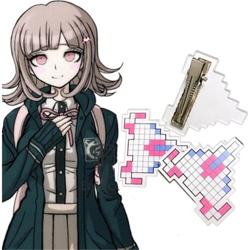 Anime Danganronpa Chiaki Nanami Hair Clip Cosplay Costume Accessories Cute Plane Hairpin Props Acrylic Anime Hairpin Headgear