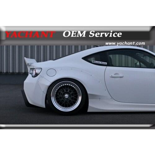 Car-Styling FRP Fiber Glass Bodykit Rear Fender Fit For GT86 FT86 ZN6 FRS BRZ ZC6 X RB V2 Style Fender Flares