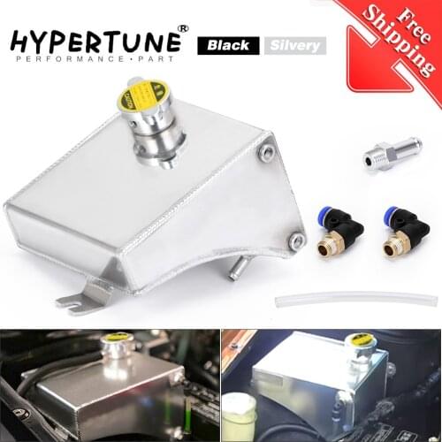 Free Shipping 240SX S13 SR20DET KA24DE KA24E KA24 Aluminum Coolant Overflow Tank Reservoir Kit For Nissan (Fits: 240SX)