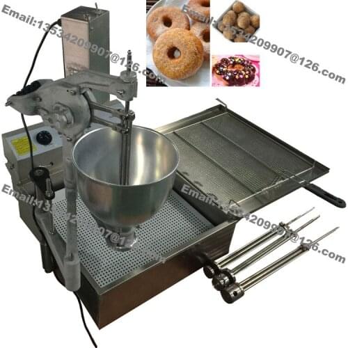 Free Shipping 3-Mold 7.5L Heavy Duty 110v 220v Electric Automatic Doughnut Donut Ball Machine Maker Fryer