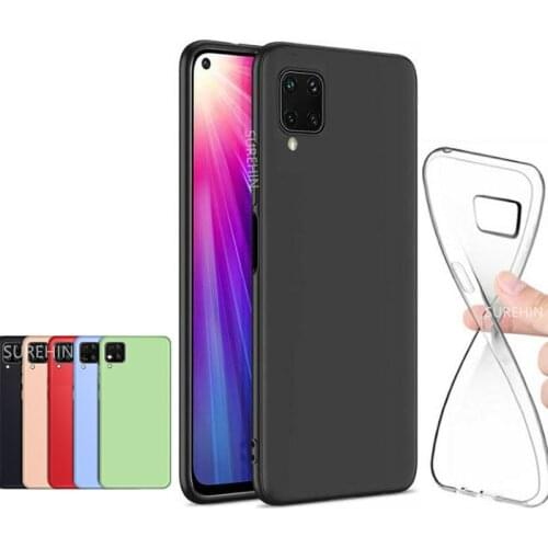 For Samsung Galaxy A12 5G Tranparent Case Blue Purple Green Pink Clear Full Protection Black Yellow Red Soft Silicone Cover SKin