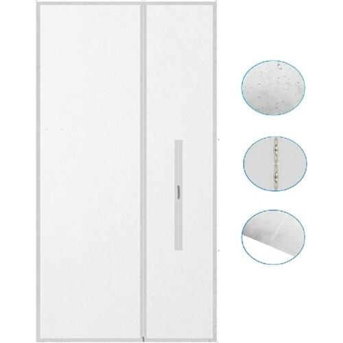 Zipper Screen Hot Air Plug Door Extension Curtain Window Sealing Alternative 210 X 90 Cm Home & Living Mosquito Net Magnetic