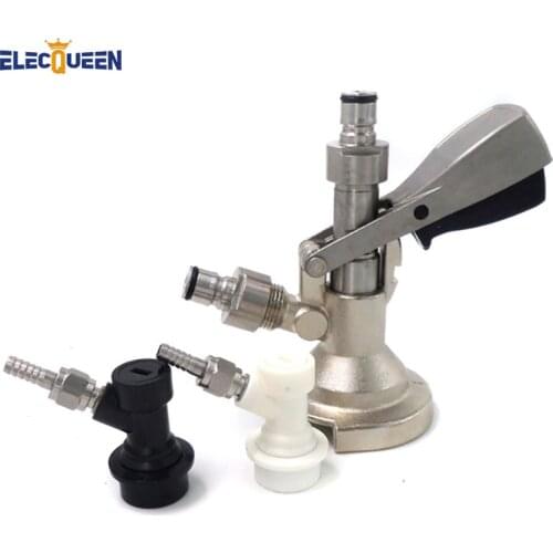 A Type Keg Couplers Beer Dispenser with Gas & Liquid Ball Lock Post 2019 New Arrival Beer Growler Accessories