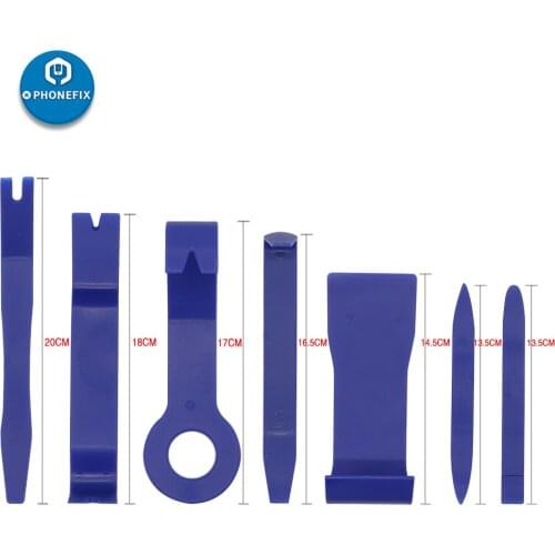 7Pcs Car Pry Tool Kit Auto Door Clip Panel Trim Removal Tool Car Trim Panel Tools for Car Dash Radio Audio Installer Pry Tools