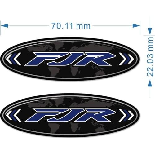For Yamaha FJR1300 FJR 1300 Helmet Stickers Tank Pad Protector Trunk Cases Luggage Emblem Fairing Symbol ADVENTURE 2019 2020